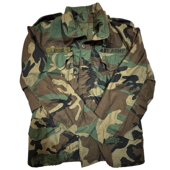Vintage USGI M-65 Woodland Field Jacket Small Short – Cold War Era - Picture 1 of 11